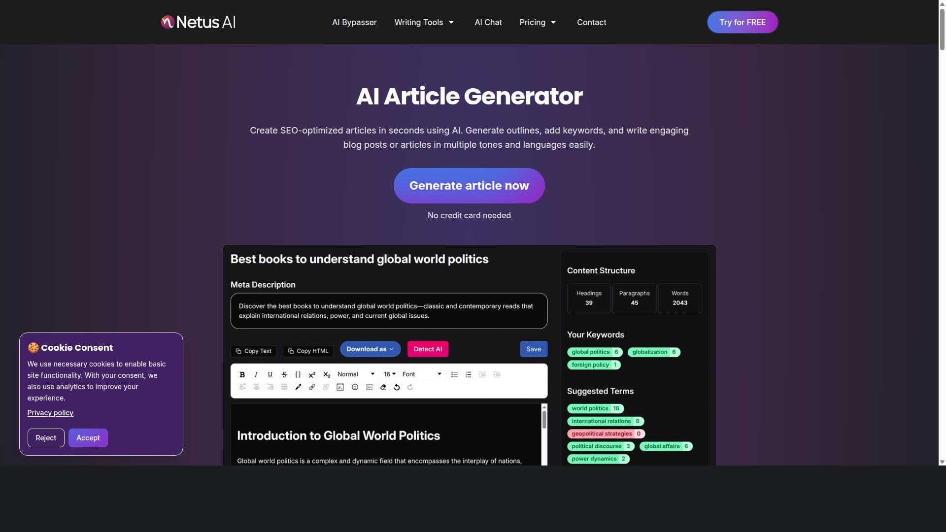 Trolly.ai website
